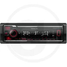 KENWOOD 5060010753 — Radio KMM-BT407DAB Cyfrowy radioodtwarzacz z cyfrowym radiem Bluetooth i DAB+ Ra...