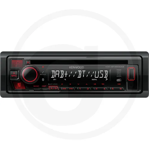 Radio KDC-BT450DAB BT Obiornik CD / USB z cyfrowym radiem Bluetooth i DAB+</b> Radia