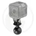 Adapter do kamery GoPro uniwersalny adapter ActionCam z kulą B Systemy mocowania