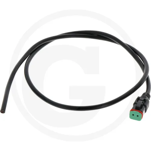 Kabel z wtyczką, wersja niemiecka DT 2-pin. przewód przyłączeniowy z dodatkową izolacją i wodoszczelną wtyczką niemiecką Wersja niemiecka DT / DTM