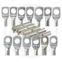 Asortyment złączy zaciskanych 290-częściowy zestaw do zaciskania w walizce, w tym szczypce Walizki z asortymentem