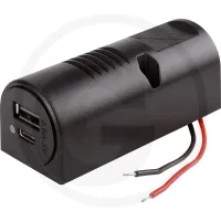 USB gniazdo USB-A / USB-C USB / ładowanie z akumulatora