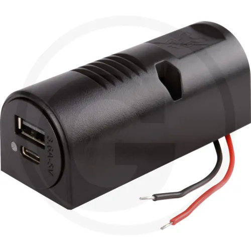 USB gniazdo USB-A / USB-C USB / ładowanie z akumulatora