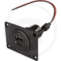 USB gniazdo USB-A / USB-C USB / ładowanie z akumulatora
