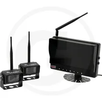 System wideo 9″ 9″ / z 2 kamerami; nadaje się do napięcia 12 i 24 V GRANIT