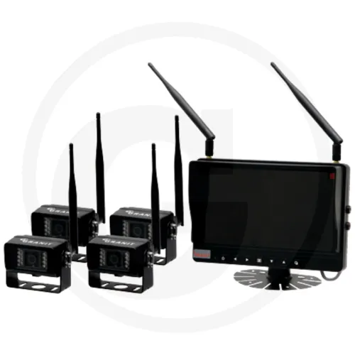 System wideo 9″ z 4 kamerami, nadaje się do 12 i 24 V GRANIT