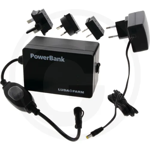 Power Bank Wydajny akumulator z włącznikiem / wyłącznikiem, do 24 godzin pracy. Nadaje się do długich okresów użytkowania w rolnictwie lub na magazyni