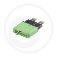 Zabezpieczenie instalacyjne, standardowe 32 V maks. / 30 A | kolor zielony | z przyciskiem resetowania Elementy montażowe