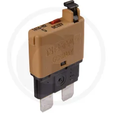GRANIT 50750295908 — Bezpiecznik samoczynny, standard 32 V maks. / 5 A | jasnobrązowy | ręczny Elemen...