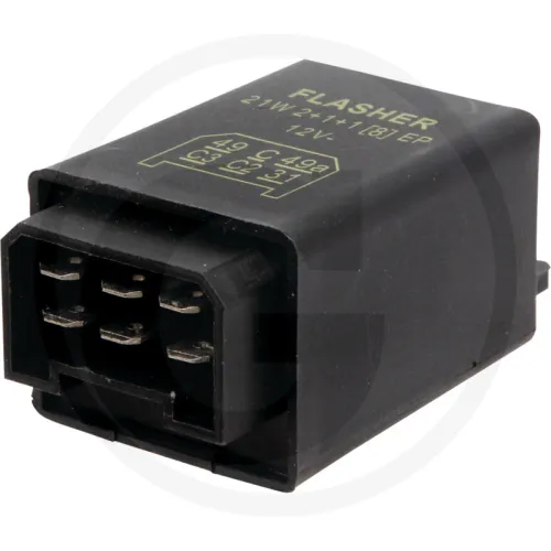 Przerywacz kierunkowskazu / elektroniczn 12 V, 6 przyłącza Listy zastosowań
