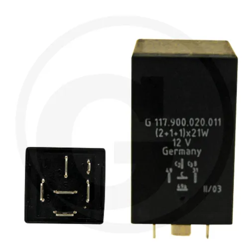 Przerywacz kierunkowskazu / elektroniczn 12 V, 6 przyłącza Listy zastosowań
