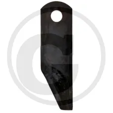  52500061/20 — Nóż bijakowy New Holland pochylony w prawo,  napawany  173 x 50 x 4,5 mm, Ø 18 m...