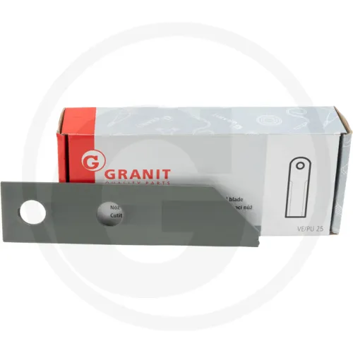 Nóż bijakowy Volvo 199 x 50 x 3, 2x Ø 20 mm gładki