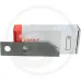 Nóż bijakowy Volvo 185 x 40 x 3, Ø 10 mm gładki