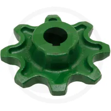  525Z10997 — Koło łańcuchowe John Deere Górna część elewatora zbożowego, 8 zębów, średnica we...