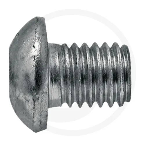 Śruba z łbem okrągłym Trioliet z gniazdem sześciokątnym, 10 x 12 mm