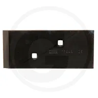 Piętka płozy Korpus Korpus B2-C14S prawa i lewa, 280 x 120 x 10 mm