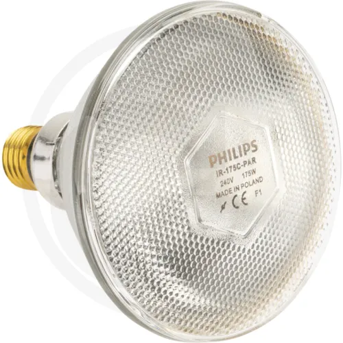 Lampa na podczerwień Hodowla drobiu Żarówki promiennika 175 W Klar