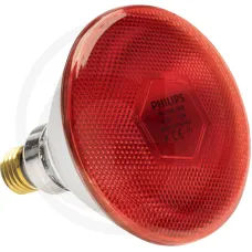 PHILIPS 56438116401175R — Lampa na podczerwień Hodowla drobiu Żarówki promiennika 175 W Rot