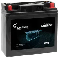 Akumulator 12 V / 19 Ah Zestawienie ogólne Akumulatory GRANIT