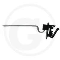 Izolator dystansowy Izolatory wkręcane z długim wpornikiem, ok. 180 mm, izolator szerokotaśmowy kombi, z zatrzaskiem, wersja szeroka, 17 mm powierzchn