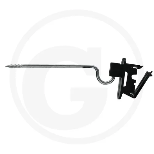 Izolator dystansowy Izolatory wkręcane z długim wpornikiem, ok. 180 mm, izolator szerokotaśmowy kombi, z zatrzaskiem, wersja szeroka, 17 mm powierzchn
