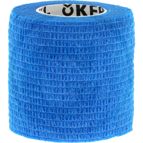 Verband selbstklebend blau 5,00cm Higiena i dezynfekcja Bandaże i opatrunki EquiLastic