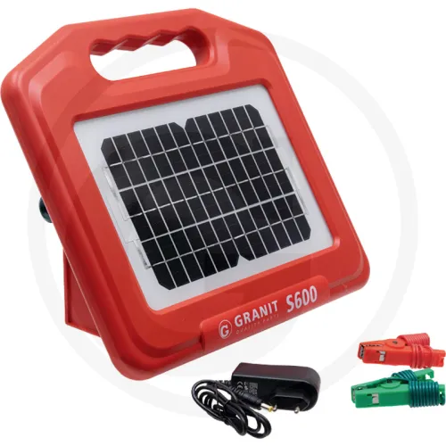 Solarny elektryzator pastwiskowy 600 Sprzęt i akcesoria do słonecznego grodzenia pastwisk Solarny sprzęt do grodzenia pastwisk w zestawie akumulator