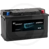 Akumulator 12 V / 80 Ah Akumulator EFB, bezobsługowy Zestawienie ogólne Akumulatory GRANIT