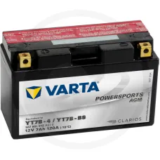Varta 5970010017 — Akumulator POWERSPORTS AGM 12 V / 7 Ah Akumulator rozruchowy, ładowany na sucho,...