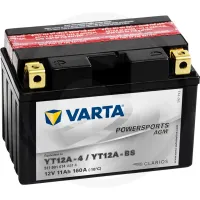 Akumulator POWERSPORTS AGM 12 V / 11 Ah Akumulator rozruchowy, ładowany na sucho, z kwasem, bezobsługowy Zestawienie ogólne Akumulatory VARTA