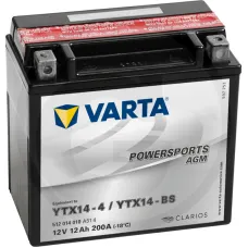 Varta 5970010026 — Akumulator POWERSPORTS AGM 12 V / 12 Ah Akumulator rozruchowy, ładowany na sucho...