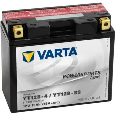 Varta 5970010027 — Akumulator POWERSPORTS AGM 12 V / 12 Ah Akumulator rozruchowy, ładowany na sucho...