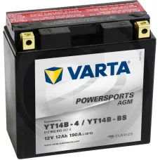 Varta 5970010028 — Akumulator POWERSPORTS AGM 12 V / 13 Ah Akumulator rozruchowy, ładowany na sucho...