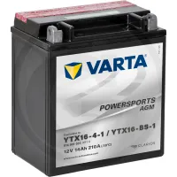 Akumulator POWERSPORTS AGM 12 V / 14 Ah Akumulator rozruchowy, ładowany na sucho, z kwasem, bezobsługowy Zestawienie ogólne Akumulatory VARTA