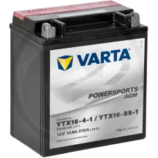 Varta 5970010029 — Akumulator POWERSPORTS AGM 12 V / 14 Ah Akumulator rozruchowy, ładowany na sucho...