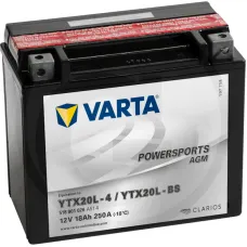 Varta 5970010031 — Akumulator POWERSPORTS AGM 12 V / 18 Ah Akumulator rozruchowy, ładowany na sucho...
