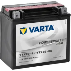 Varta 5970010032 — Akumulator POWERSPORTS AGM 12 V / 18 Ah Akumulator rozruchowy, ładowany na sucho...