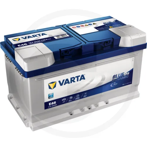 Akumulator Blue Dynamic EFB 12 V / 75 Ah BLUE Dynamic EFB E46 - 12V 75Ah 730A Zestawienie ogólne Akumulatory VARTA