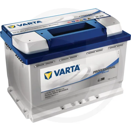 Akumulator rozruchowy 12 V / 74 Ah Professional Starter LFS74 - 12V 74Ah 680A Zestawienie ogólne Akumulatory VARTA