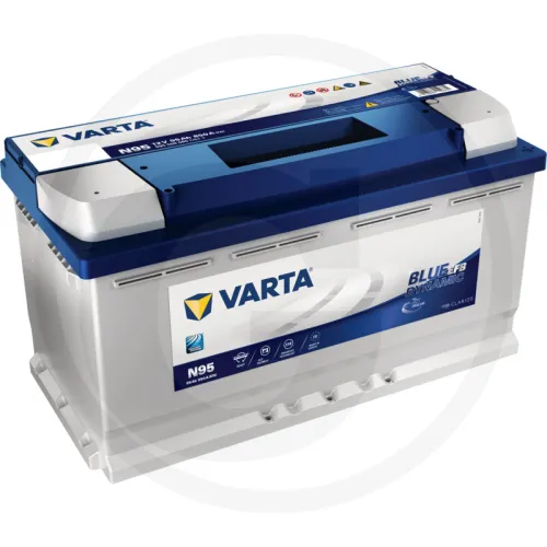 Akumulator Blue Dynamic EFB 12 V / 95 Ah Akumulator rozruchowy do systemów start-stop, zalany i naładowany, bezobsługowy Zestawienie ogólne Akumulator