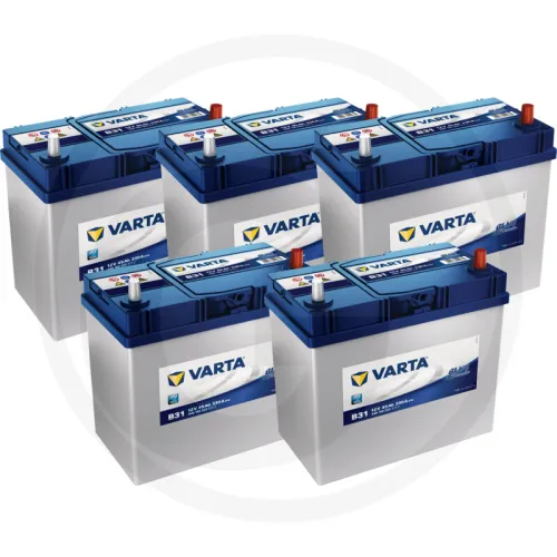 Akumulator Blue Dynamic 12 V / 45 Ah Akumulator rozruchowy z technologią wapń/wapń, zalany i naładowany, bezobsługowy Zestawienie ogólne Akumulatory V