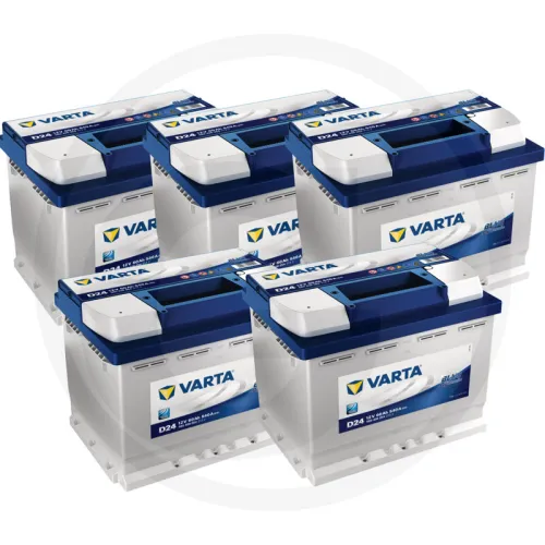 Akumulator Blue Dynamic 12 V / 60 Ah Akumulator rozruchowy z technologią wapń/wapń, zalany i naładowany, bezobsługowy Zestawienie ogólne Akumulatory V