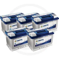 Akumulator Blue Dynamic 12 V / 74 Ah Akumulator rozruchowy z technologią wapń/wapń, zalany i naładowany, bezobsługowy Zestawienie ogólne Akumulatory V
