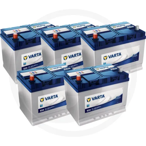 Akumulator Blue Dynamic 12 V / 70 Ah Akumulator rozruchowy z technologią wapń/wapń, zalany i naładowany, bezobsługowy Zestawienie ogólne Akumulatory V