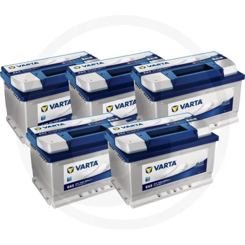 Akumulator Blue Dynamic 12 V / 72 Ah Akumulator rozruchowy z technologią wapń/wapń, zalany i naładowany, bezobsługowy Zestawienie ogólne Akumulatory V