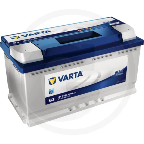 Akumulator Blue Dynamic 12 V / 95 Ah Akumulator rozruchowy z technologią wapń/wapń, zalany i naładowany, bezobsługowy Zestawienie ogólne Akumulatory V