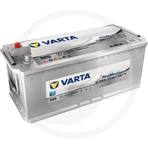 Akumulator VARTA 12 V 170 Ah 1000 A ProMotive Blue M9 - 12V 170Ah 1000A HD Zestawienie ogólne Akumulatory VARTA