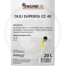 ENGINELINE 6271003 — Superol CC40 Olej silnikowy Technika smarowania