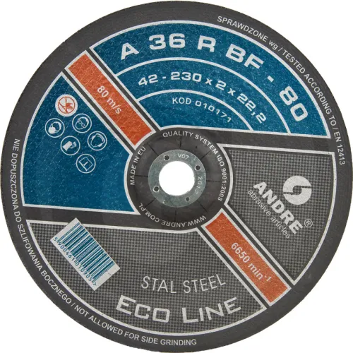 Tarcza do cięcia stali inox ECO LINE Wyposażenie warsztatu